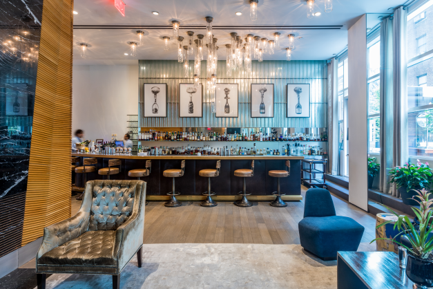 sachin and babi light blue dress The Core Club — JG Neukomm Architecture main image 1