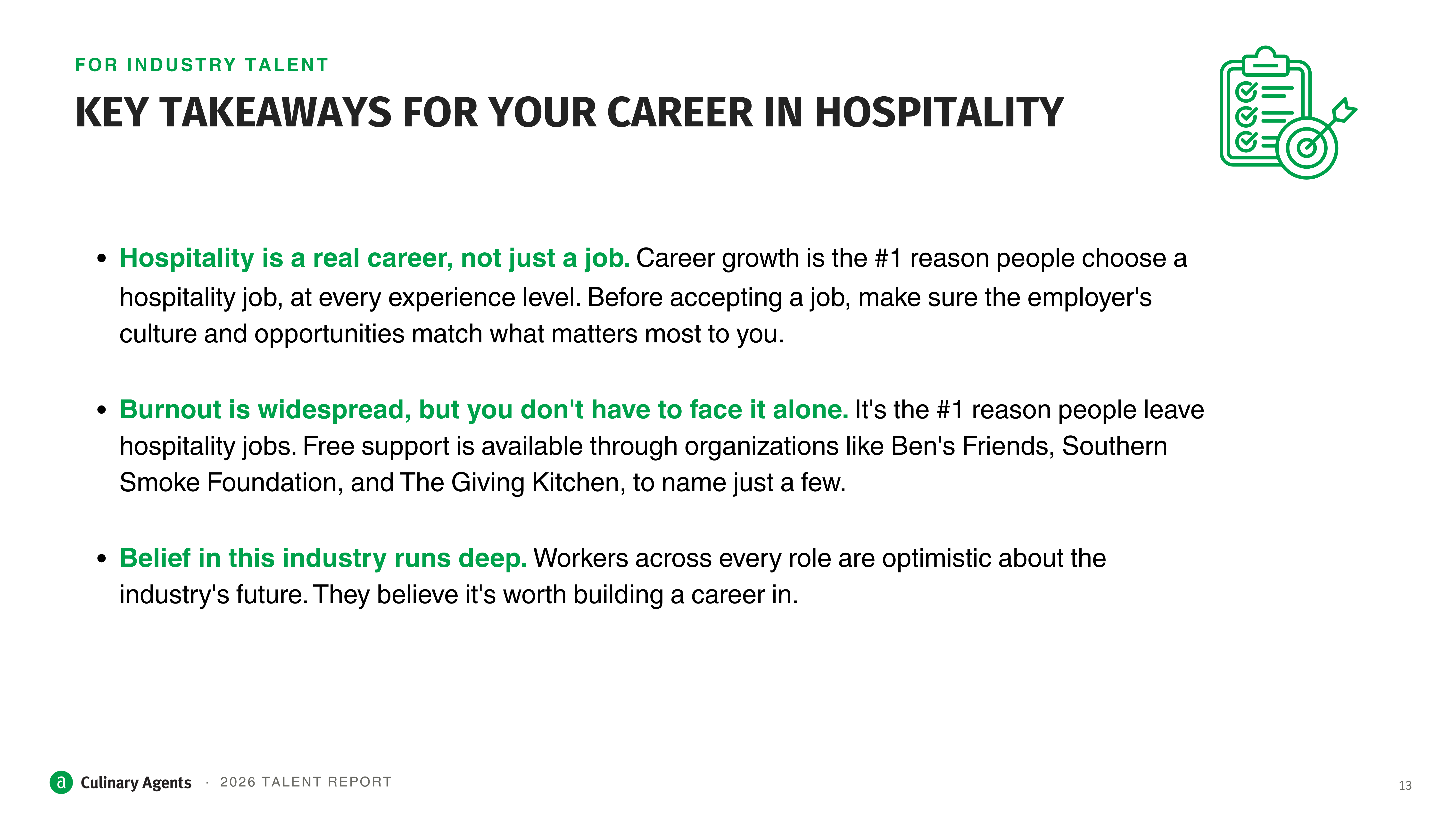 2026 Culinary Agents Talent Survey - Slide 13